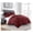 Burgundy, variant on 3-Piece All Season King er Set Mineral Red, Soft Quilted Down Alernative Duvet Insert with Corner Tabs, Lightweight Microfiber Bedding, 102 x 90 Inches