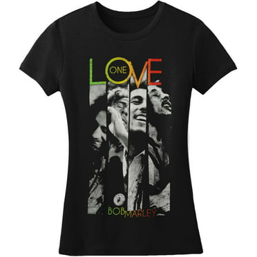 Bob Marley One Love Stripes Girls Jr XX-Large Black