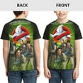 thumbnail image 3 of Ghostbusters Youth Unisex T-Shirt Crewneck Short Sleeve Double-Sided Print Tee Shirts Top For Boys Girls Kid Teen Medium, 3 of 6