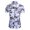 Gray, variant on Utoimkio Men's Casual Hawaiian Shirts Short Sleeve Button Down T Shirts Summer Tropical Beach Shirts