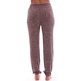 thumbnail image 3 of #followme Buffalo Plaid Flannel Pajama Joggers for Womens (Burgundy, Medium), 3 of 3