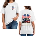 thumbnail image 5 of idosla Womens 250 Anniversary USA Shirt 4th of July Independence Day Anniversary Tops Short Sleeve Shirt USA Olympic Apparel (White, XL), 5 of 8