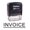 Black, variant on Printtoo Office Stationary INVOICE Self Inking Rubber Stamp Stamp-Black