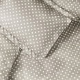 thumbnail image 3 of Superior 600 Thread Count Polka Dots Cotton Blend Light Grey Duvet Cover Set, King/ California King (2 Count), 3 of 8