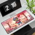 thumbnail image 3 of Happy Valentine’s Day Adorable Yorkshire Terrier Puppy Holding Heart Balloon Desk Mat Full Keyboard Mouse Pad Yorkie Dog Lover Gifts Large Mousepad - 00030, 3 of 5