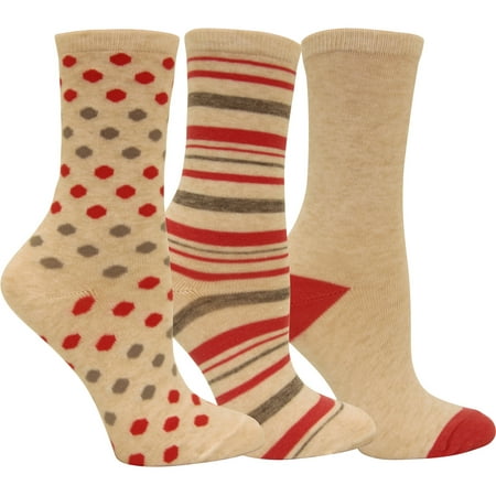 Womens crew socks black faded glory