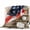 Brown, variant on American Flag Quilted Comforters Cooling Blanket Full Size, Golf Ball Pole Vintage Board Cold Comfort for Hot Sleepers Lightweight Air Conditioning Quilt Blanket for Bed