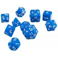 thumbnail image 2 of 10pcs 4 a 30 caras Cubos TRPG Juego de mesa Cubos de acrílico de múltiples lados Accesorios de juego Inevent FN0405-00B, 2 of 7
