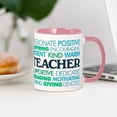 thumbnail image 3 of CafePress - Teacher Word Cloud - 11 oz Ceramic Mug - Novelty Coffee Tea Cup, 3 of 4