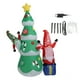 thumbnail image 1 of Decoración inflable para exteriores con enano y árbol de Navidad 1,8 m IP44 oso de fresa, 1 of 10