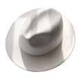 thumbnail image 2 of Joernso Unisex Fedora Hat, Short Brim Wool Blend Hat, Retro Panama Cap, Felt Winter Hat for Men Women 1920s Party Costume, 2 of 8