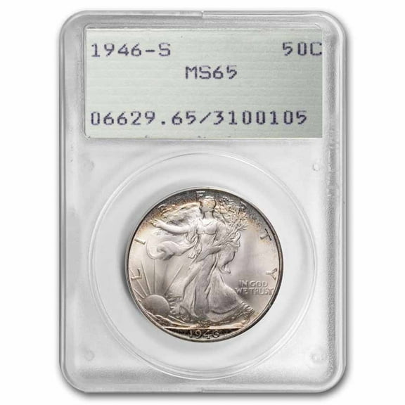 1946-S Walking Liberty Half Dollar MS-65 PCGS