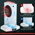 thumbnail image 4 of Cooling Fan Base for Xbox Series S with Controller Charger Dock and Console Cooling System with RGB Lights and Headphone Hook, Xbox Series S Accessories, 4 of 9