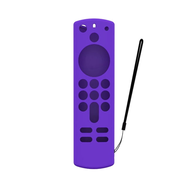 Funda para mando a distancia antideslizante para Amazon Fire TV Stick de 3.ª generación color morado