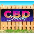 thumbnail image 1 of CBD Drinks 13 oz Vinyl Banner With Metal Grommets, 1 of 4