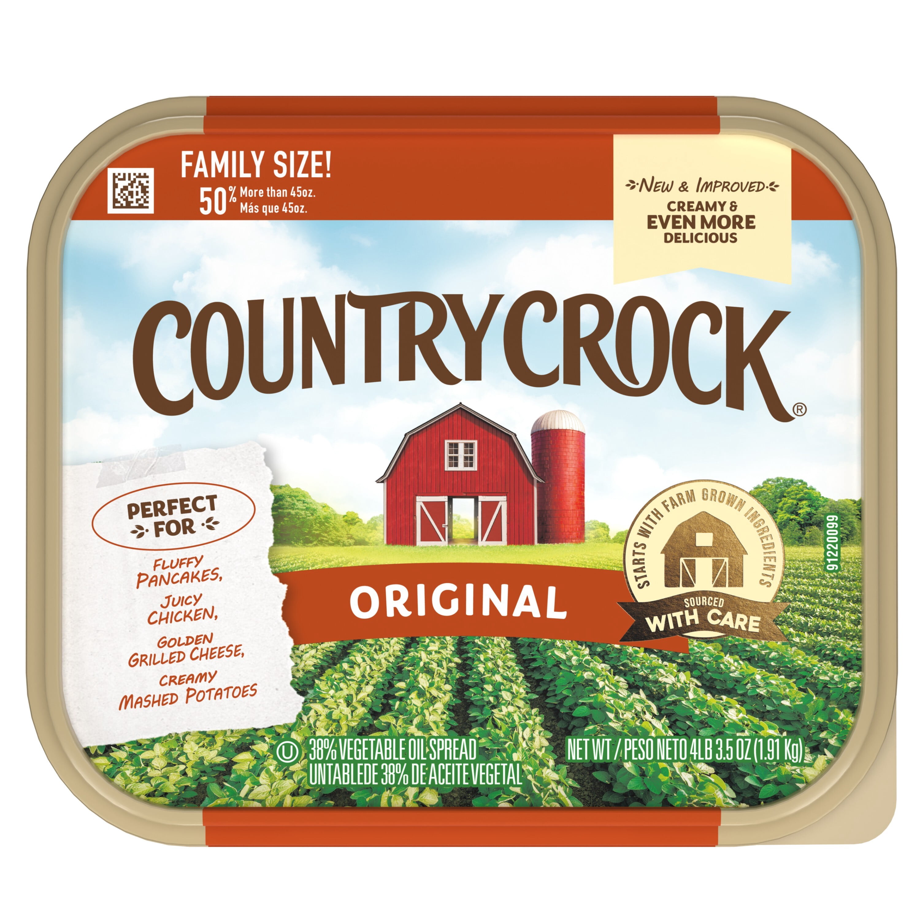 Country Crock Original Buttery Spread Tub, 67.5 oz
