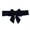 Black, variant on Wide Elastic Waist Belt with Bow Stretchy Corset Cinch Belts for Women Dress Down Jacket Accessories