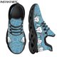 thumbnail image 1 of Zapatos planos blancos con estampado de dientes de dibujos animados para mujer, zapatillas de malla con cordones, cómodas para caminar, calzado femenino, zapatos para dentistas, 1 of 6