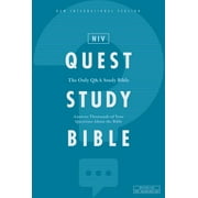 Niv, Quest Study Bible, Hardcover, Comfort Print: The Only Q and A Study Bible, (Hardcover)