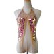 thumbnail image 1 of Camiseta sin mangas con espalda descubierta para mujer, sujetador, collar de cadena para el cuerpo, borlas, fiesta, Ji Jiepai, cadena personalizada para ropa corporal, 1 of 5
