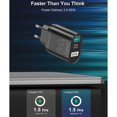 thumbnail image 5 of EU 65w para el tipo carga rápida del USB C del paladio del control de calidad 3,0 de C para la carga rápida del ordenador portátil del teléfono, 5 of 5