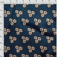 thumbnail image 4 of oneOone Viscose Jersey Blue Fabric Floral Sewing Fabric By The Yard Printed Diy Clothing Sewing Supplies 60 Inch Wide, 4 of 4