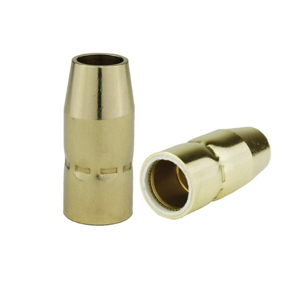 MIG Nozzle - Replacement for Miller M-10 & M-15 and Hobart H-9 & H-10 Guns - Size: 1/2" - Model: 169-715 - (2 PACK)