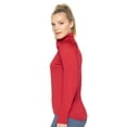 thumbnail image 2 of Expert Brand Women's Drimax Dri Fit Athletic Half Zipper Training Jacket, Cardinal, XL, 2 of 7