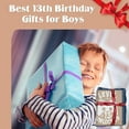 thumbnail image 3 of 12th Birthday Gifts for Boys,Blue Happy 12th Birthday Blanket,12 Year Old Boy Girls Gift Ideas,12th Birthday Decorations Gift Throw Blanket for Teen Son Grandson Nephew 50"x60", 3 of 6