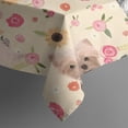 thumbnail image 4 of Yorkie Dog and Flower Florals Rectangle Tablecloth 60"x120",Waterproof Polyester Rectangle Table Cloth, Wipeable Spillproof Polyester Tablecloth for Dining, Camping, Indoor and Outdoor, 4 of 6