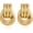 A-Double Knot-Gold, variant on Chunky Gold Earrings for Women - Double Knots 14K Real Gold Plated Hypoallergenic Nickel Free Jewelry Dangle, Dainty Statement Knot Drop Earrings for Womens Trendy[u0931]