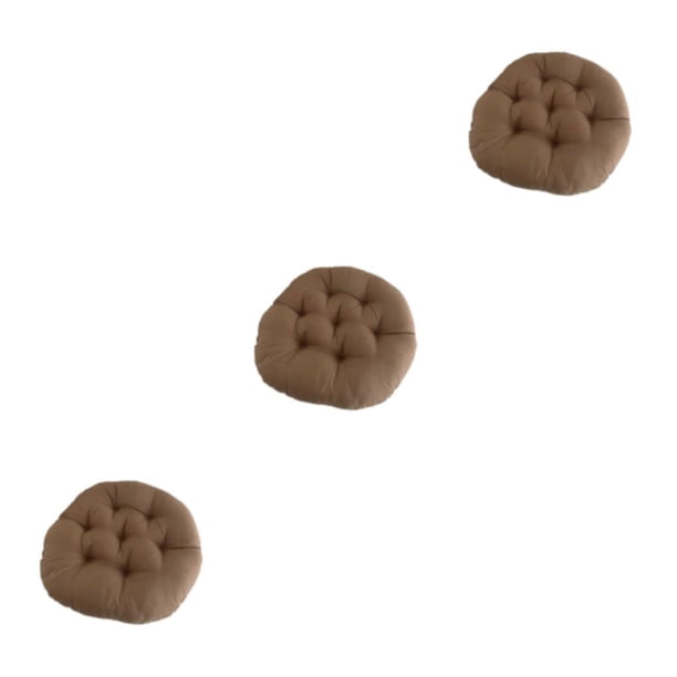 Cojines para sillas tatami Yuarrent Cojín de suelo chocolate 40X40cm