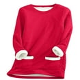 thumbnail image 2 of Ladies‘ Cozy Tracksuit Set with Fleece Lined Sweatshirt and Stretchy Sweatpants, 2 of 8