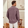 thumbnail image 3 of COOFANDY Mens Casual Shirts Long Sleeve Button Down Shirt Untucked Dress Shirts for Men, 3 of 6