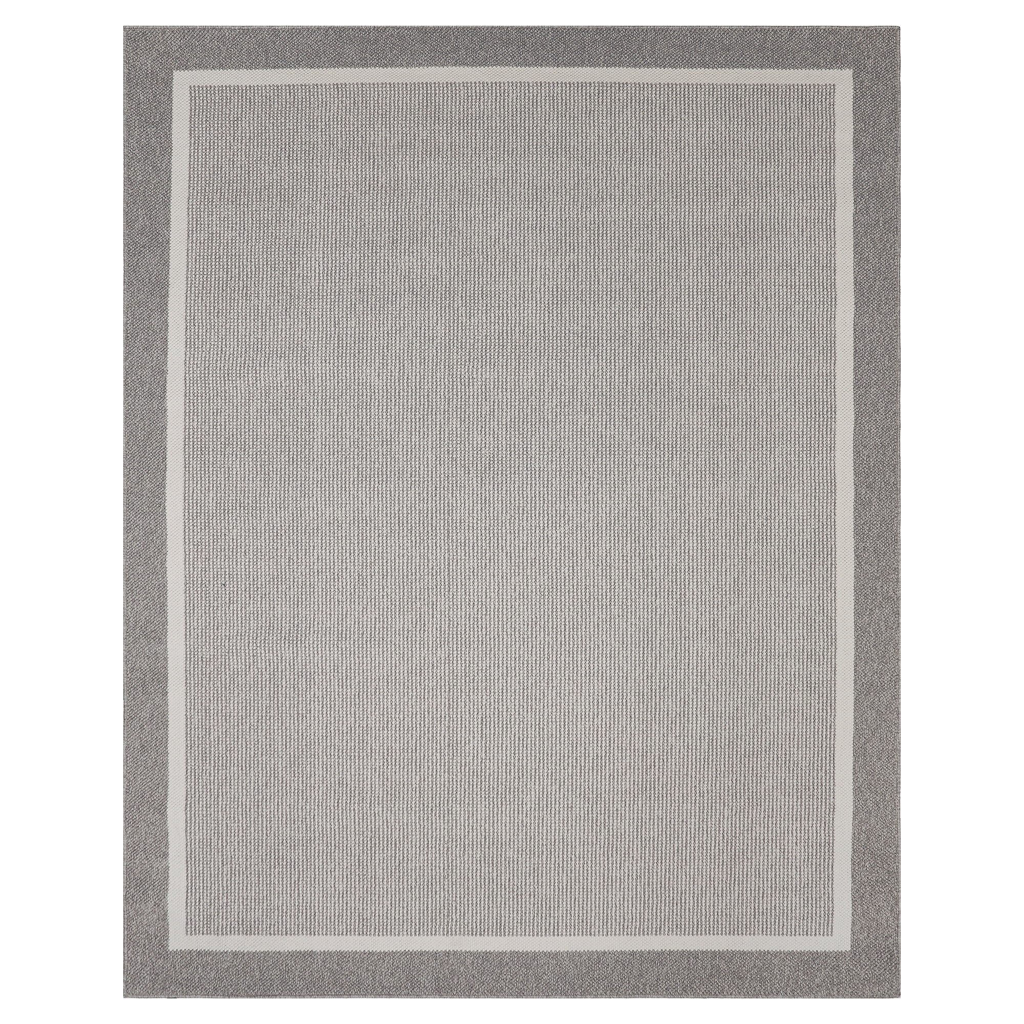 HGTV Soft Weave Mari Modern/ Contemporary Solid Color Gray Area Rug, 8x10