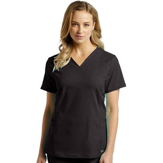 White Cross Fit Extreme Womens 778 V-Neck Top-Black-XX-Large