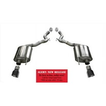 Corsa 15-16 Ford Mustang GT Convertible 5.0L V8 Black Sport Axle-Back Exhaust