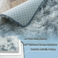 thumbnail image 5 of ZENELESS Super Soft Fluffy Rug,6x9ft Anti-skid Shaggy Rug, Plush Floor Carpet for Living Room Bedroom Nursery Tie-dye Silver&Gray, 5 of 7
