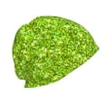 thumbnail image 3 of Gaeub Lime green glitter Knit Cuffed Beanie Top Level Beanie Men Women Winter Knit Caps Soft Ski Hat, 3 of 7