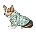thumbnail image 7 of Haiem Floral In Teal for Winter Dog Hoodie Sweatshirts with Pockets Warm Dog Clothes for Small Dogs Chihuahua-Medium, 7 of 7