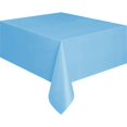 thumbnail image 1 of Mantel desechable de PE impermeable para mesa de comedor, cubierta de 137x183cm, blanco, rojo, azul, cumpleaños, boda, fiesta, 1 of 4
