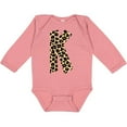 thumbnail image 3 of Inktastic Leopard Print Letter K Boys or Girls Long Sleeve Baby Bodysuit, 3 of 5
