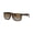 Matte Havana Frame / Polarized Brown/Grey Lens, variant on RB4165 JUSTIN CLASSIC Square Shape Sunglasses Matte Rubber Black Frame / Dark Blue Lens 55mm