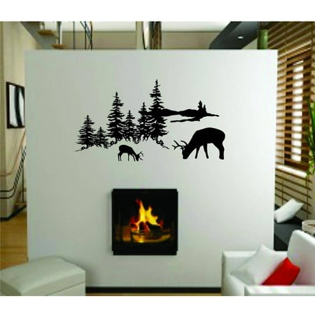 - Outdoor Hunting Scene Living Room Home Vinyl Wall Decal, 9