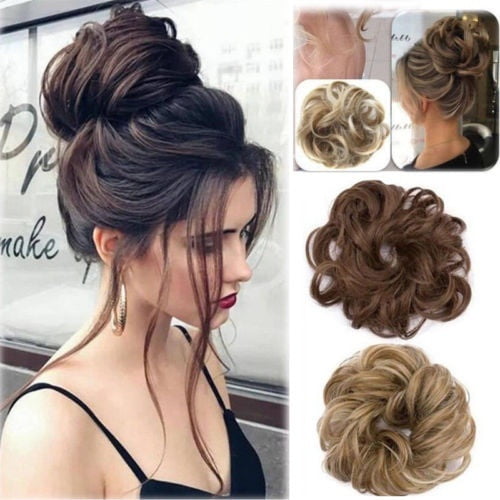Hot Real as Human Natural Curly Messy Bun Hair Piece Scrunchie Fake Hair Extensions | Walmart Canada Hot Real as Human Natural Curly Messy Bun Hair Piece Scrunchie Fake Hair Extensions | Walmart Canada