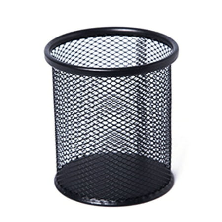 

Juhai Mesh Metal Pen Pencil Brush Pot Holder Storage Container Office Desk Organizer