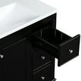 thumbnail image 5 of Bathroom Vanity 36" Black, Solid Wood & Made, 4 Drawers And 1 Door Black Vanity, , Inside, 5 of 6