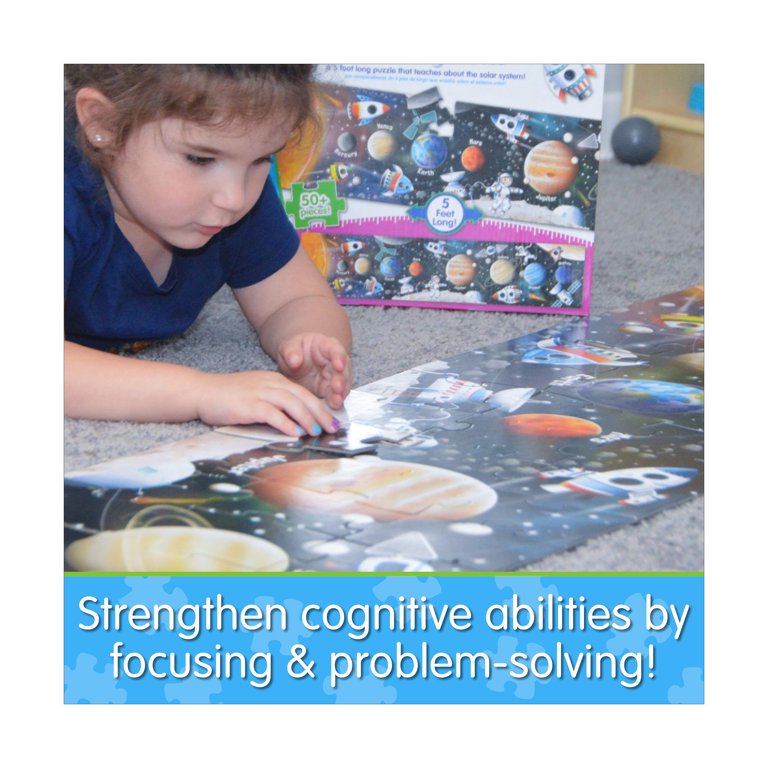 The Learning Journey Long & Tall Puzzle - Solar System: 50+ Pcs