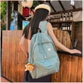 thumbnail image 5 of SQDWYGUO Cute Y2K Aesthetic Backpack Stars Pattern Preppy Backpack Laptop Backpack Back to College Supplies,Sage Green, 5 of 7