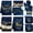 Blue, variant on 2026 New 8Pcs Green Marble Kitchen Set, Absorbent Dish Towels, Heat Resistant Oven Mitts & Pot Holders for Cooking and Baking